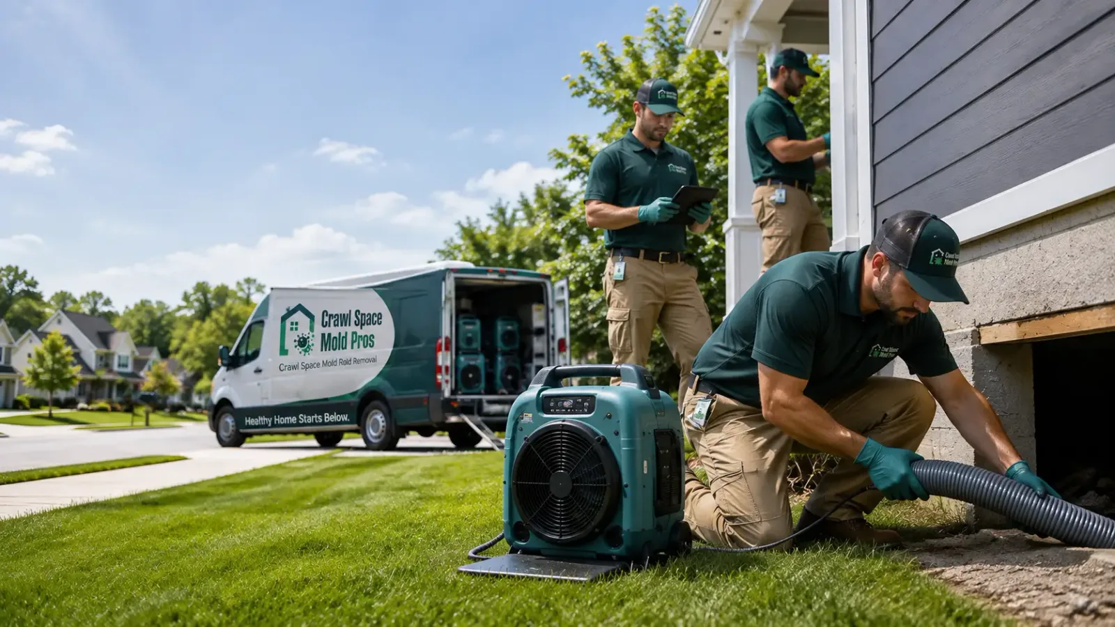 Crawl Space Mold Removal in Robertsdale, PA
